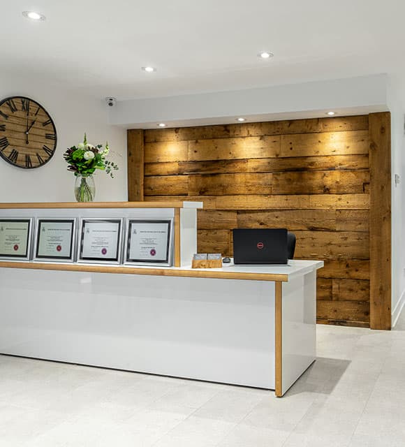 horloge reception